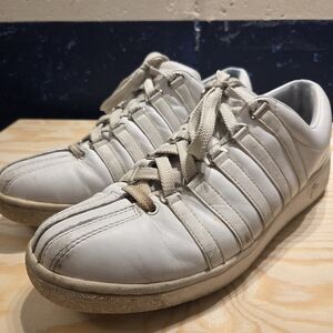 K-Swiss Classic Vn White Leather Sneaker (Size 12)